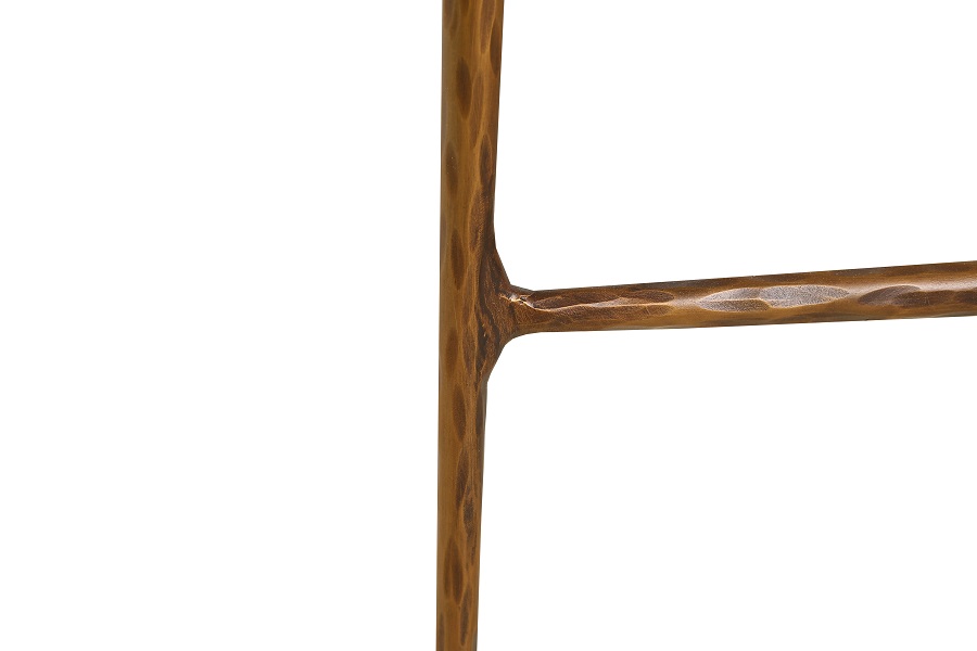 Console 'PATRAS' GOLD FRAME+WHITE MARBLE 180x30x75h