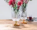 Nachtmann - Minerva Vase - Gold Footed, 32cm, 12.4in (Single Pack)
