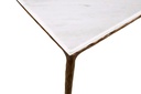 Console 'PATRAS' GOLD FRAME+WHITE MARBLE 180x30x75h