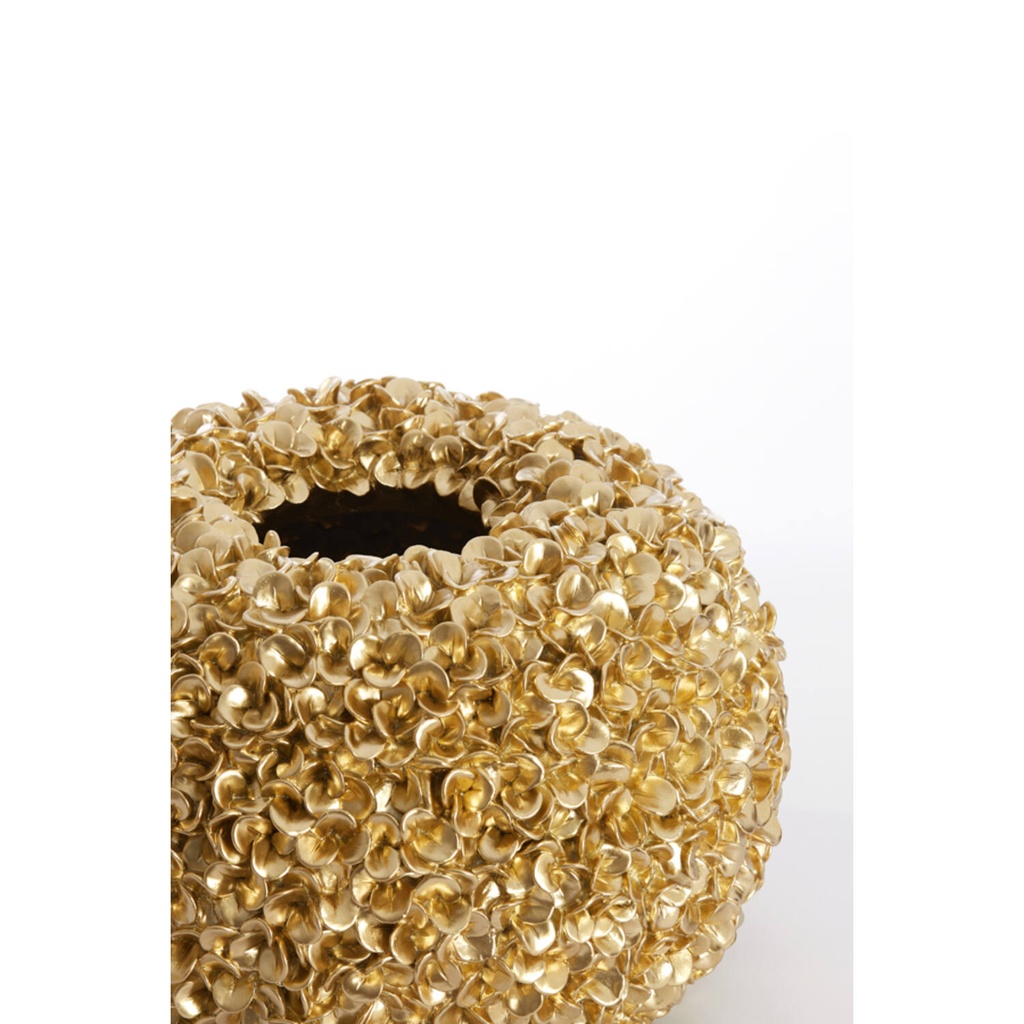 Vase deco Ø47,5x30 cm PHYLIA gold