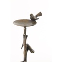 Candle holder 17,5x11,5x34,5 cm BIRD antique bronze 