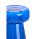 Side table Ø28x50 cm JAKOLA glass cobalt blue 