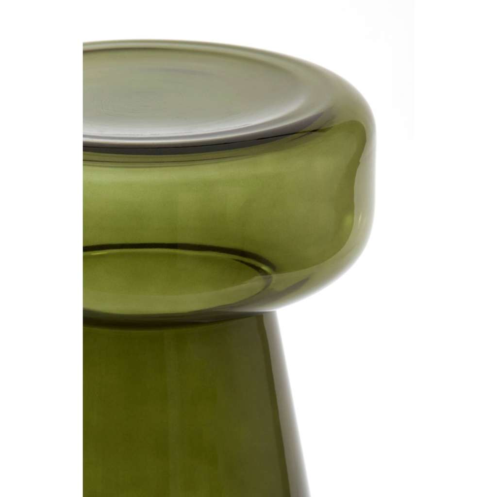 Side table Ø28x50 cm JAKOLA glass green 
