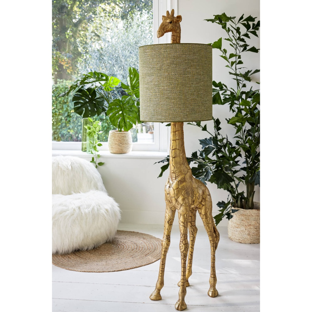 Floor lamp 44x33,5x184 cm GIRAFFE antique bronze 