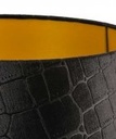 Shade Cylinder - Falcon 20 black on gold | 40 x 40 x 25