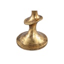 Movy Gold poly candle holder L 11.0 x11.0 x45.0 cm 
