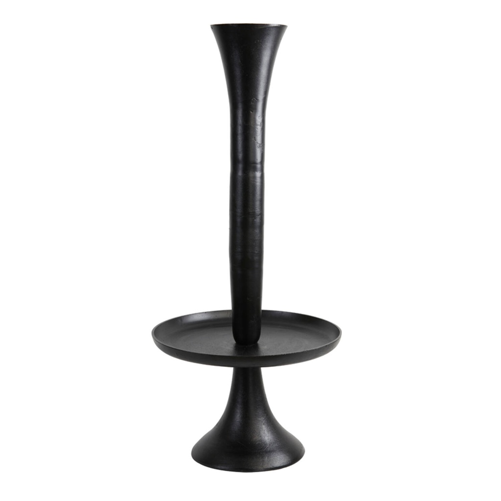Light&living Etagere+vaas Ø60x119 Cm ZEMBI Mat Zwart