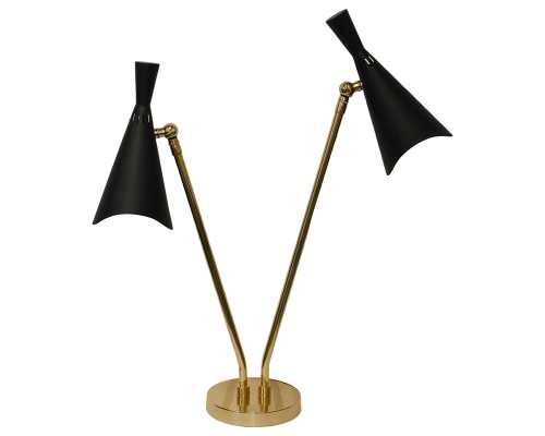 [328-18-001] Desk lamp black BR 60x20x74