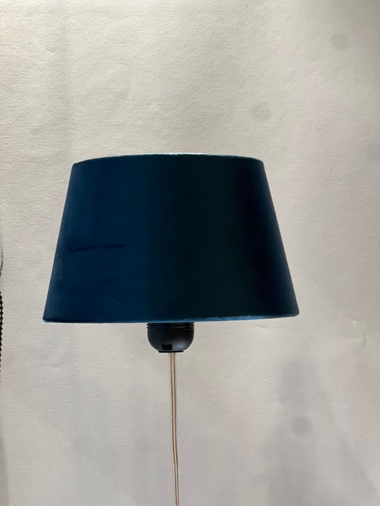 Shade half high chic velvet petrol 20x15x12