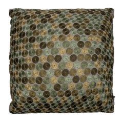Cushion mud green CO 50x50