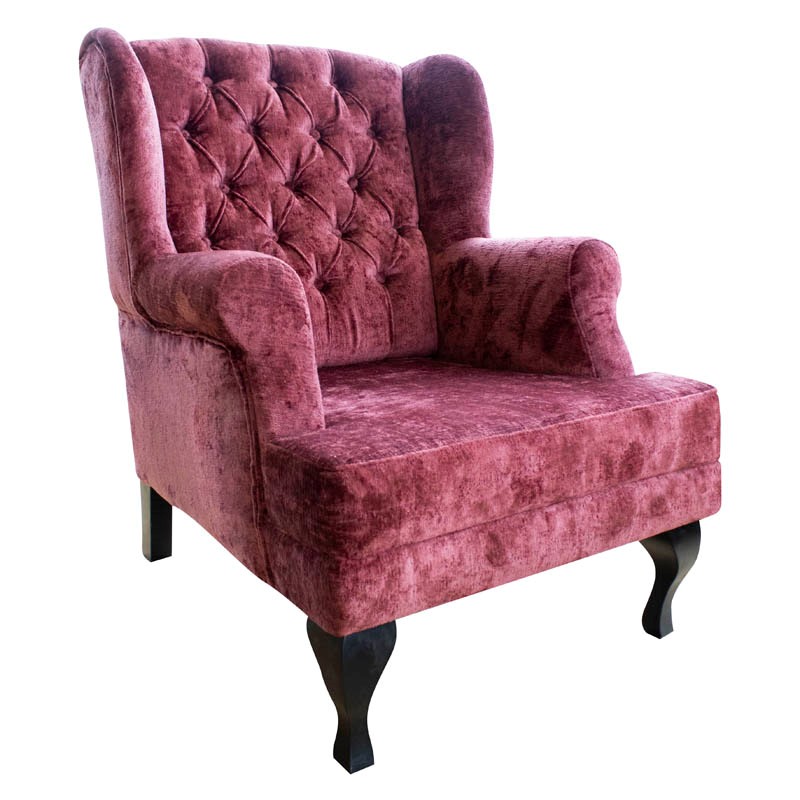 [301-20-035-MIU2033-LB] Armchair Bliss margenta 76x85x95