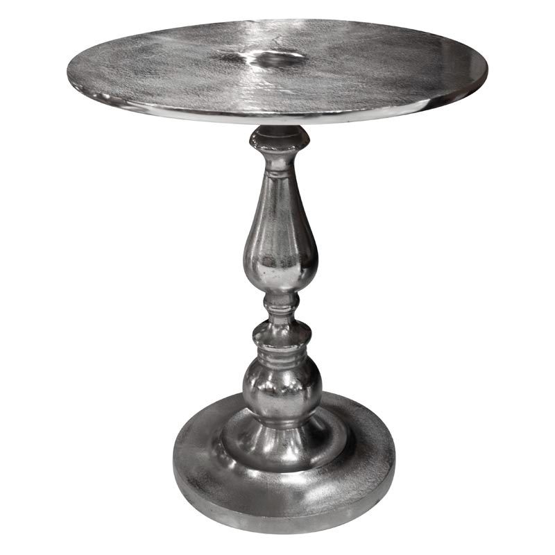 Side table ALU RAW/NI 49x49x54
