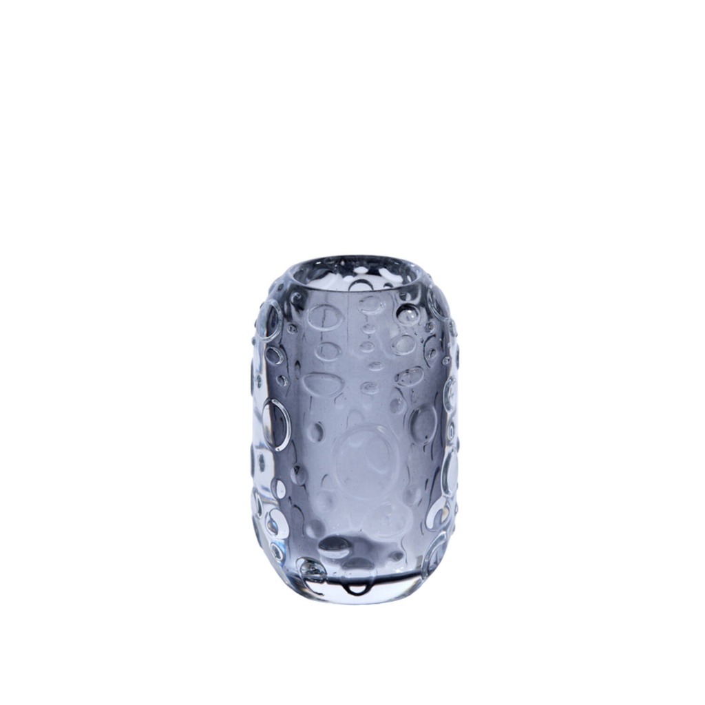 Tealight Ø8x13 cm FINLEY glass grey