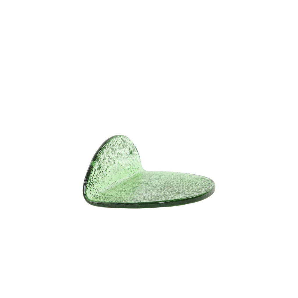 Wall shelf 23x16x7 cm JOSHUA glass olive green