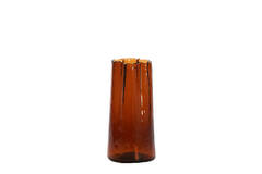 Vase Ø10x20 cm MURADA glass brown
