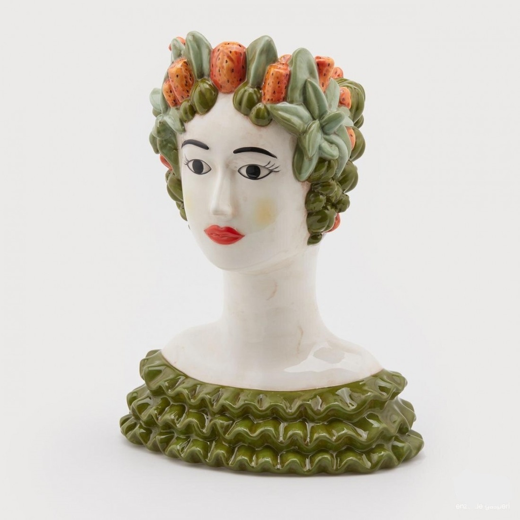 VASE FACCIA C/FRUTTA H34X25X16
