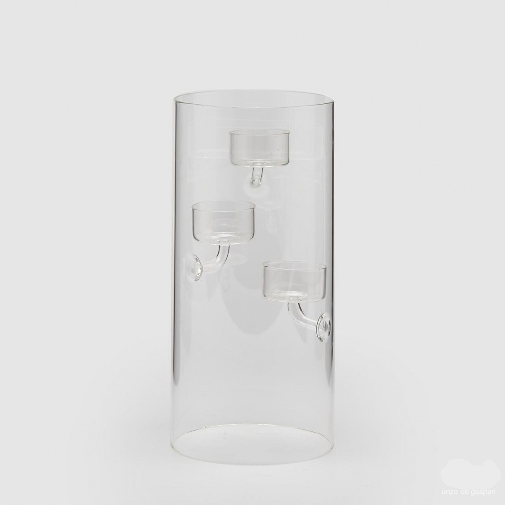 TEALIGHT PORTAC.CILINDRO X3 H25 D12