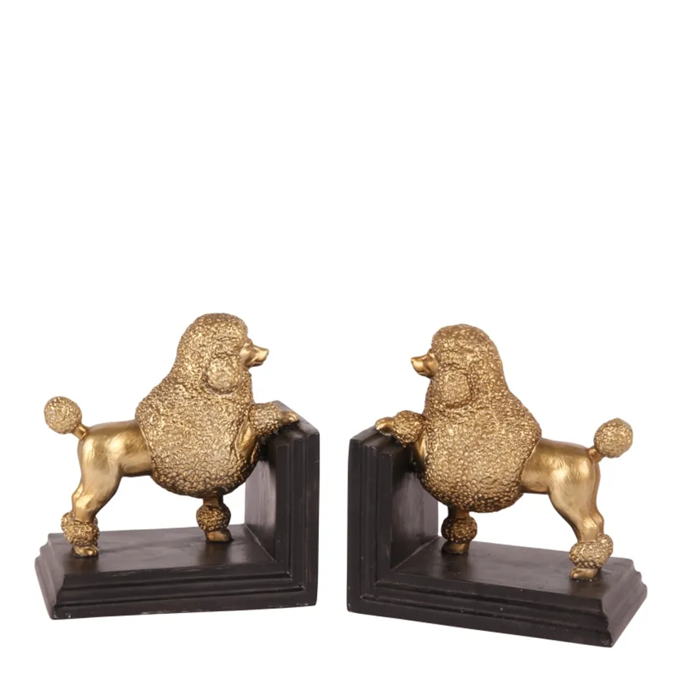 Bookend Dog 14 cm resin