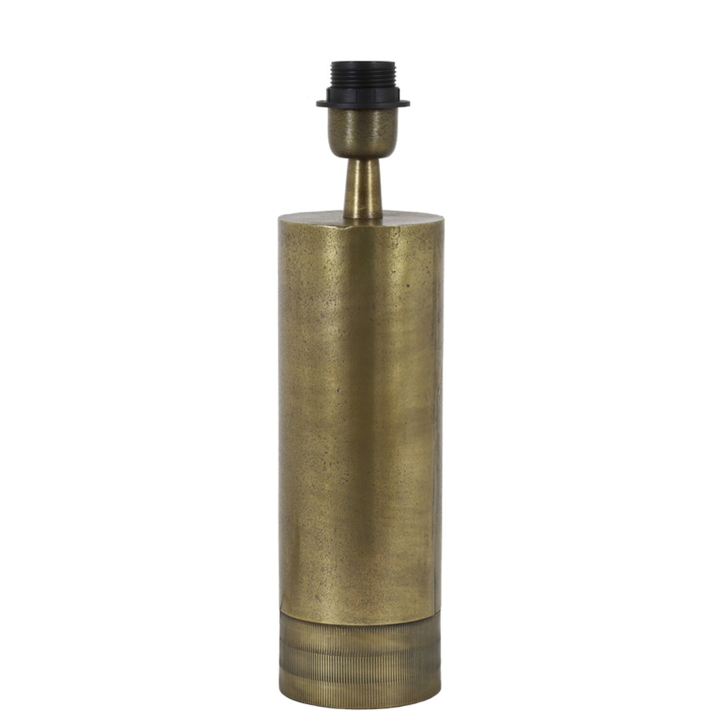 Lamp base Ø10x33 cm SAVI raw antique bronze 