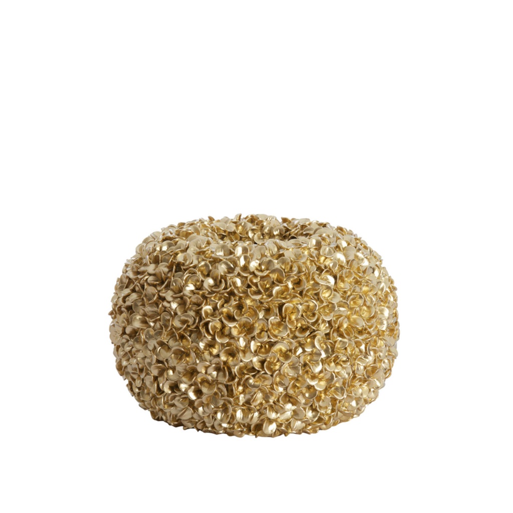 Vase deco Ø47,5x30 cm PHYLIA gold