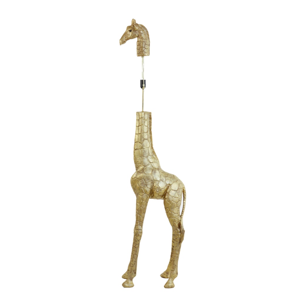 [1729618] Floor lamp 44x33,5x184 cm GIRAFFE antique bronze 