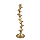 Movy Gold poly candle holder L 11.0 x11.0 x45.0 cm 