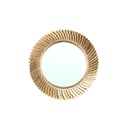 Posh Gold iron mirror leafs frame round 72.0x3.0x72.0 cm 