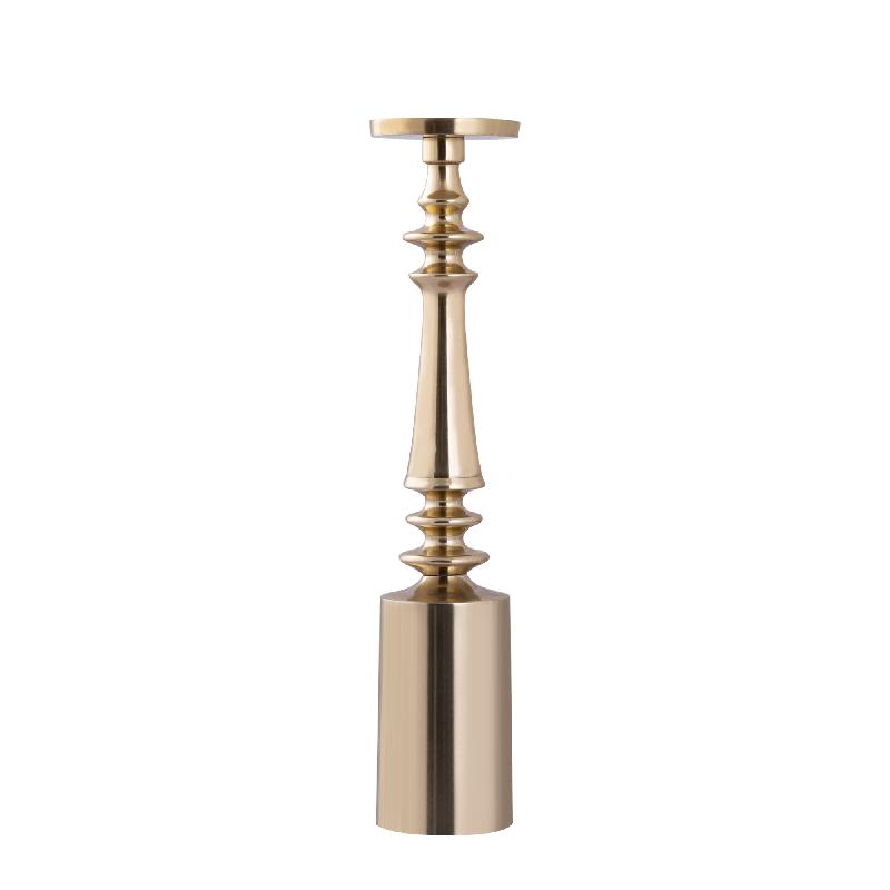 Deanna Gold alu candle holder high 11.0 x 11.0 x 52.5 cm 