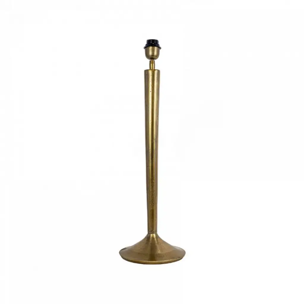 Table lamp ALU RAW/ANT.GOLD 22x22x60