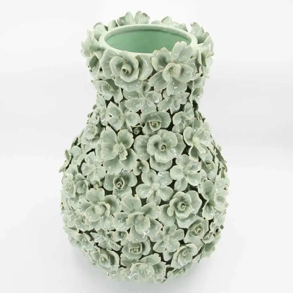 Vase All Roses Jade large Ø35x52 cm