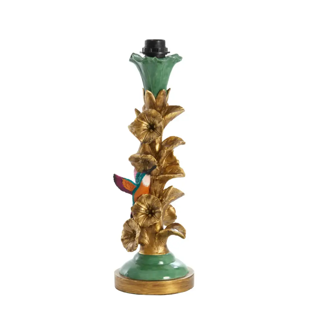 Lamp base Ø15x45,5 cm BERISSO emerald-bronze