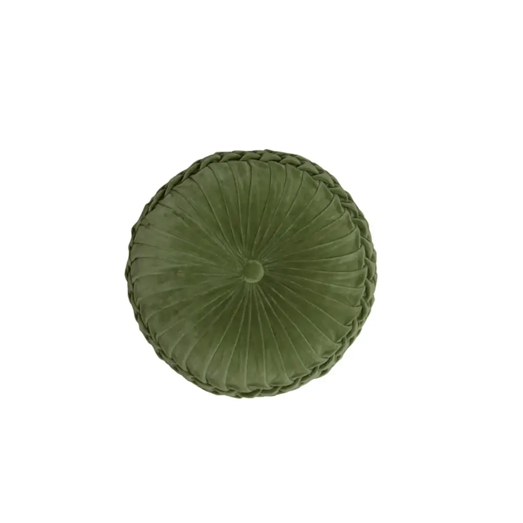 [6856669] Cushion Ø40 cm BEREND olive green