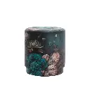 Pouf Ø40x45 cm PARRITA velvet multi