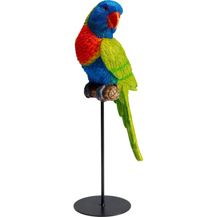 Deco Figurine Parrot Green 36cm