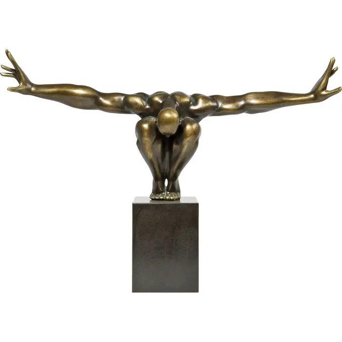 Deco Object Athlet Bronze 52x75x23cm