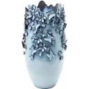 Vase Butterflies Lightblue 28x28x50cm