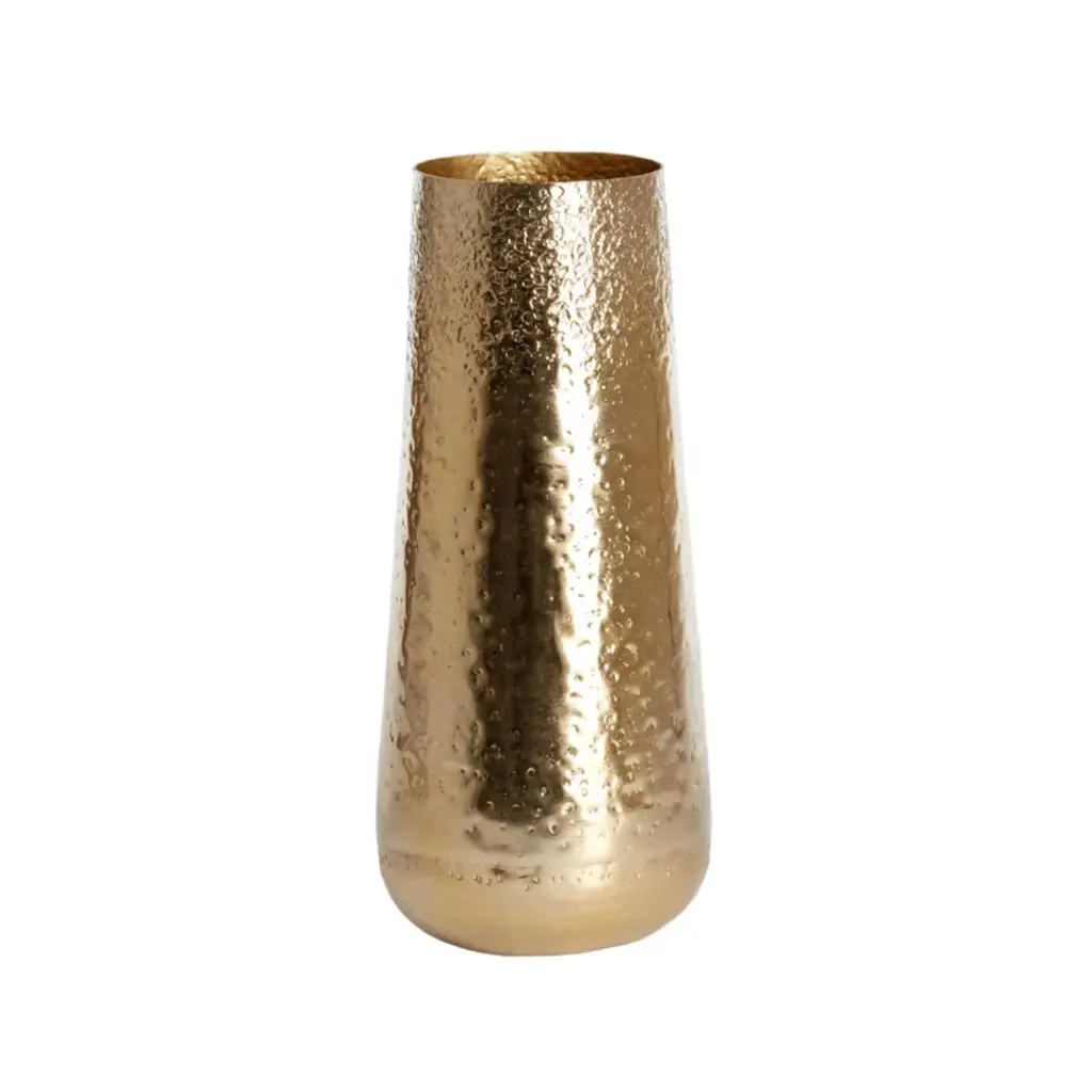 Vase deco Ø17x40 cm MAZAK gold