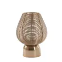 Tealight Ø19x26 cm SUNEKO light gold