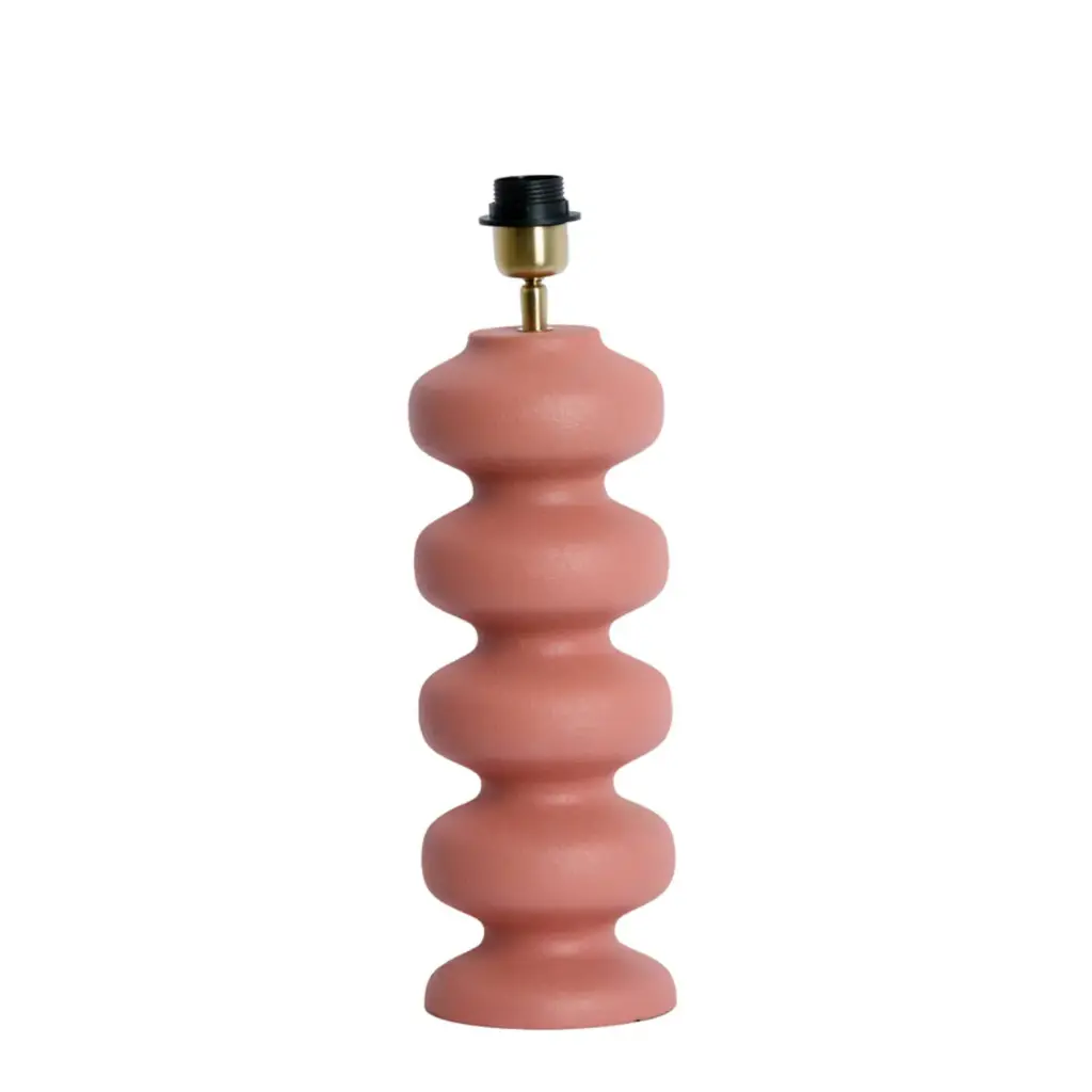 Lamp base Ø15x42 cm SOROCA matt coral-pink