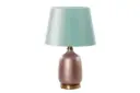 GLASS TABLE LAMP 30x30x58 CM