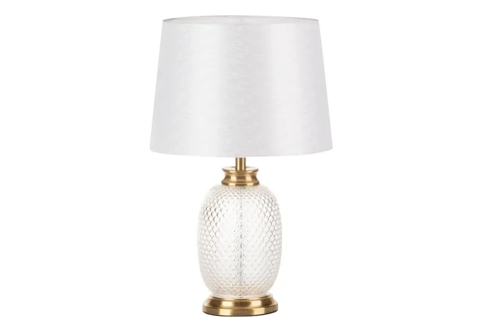 GLASS TABLE LAMP 33x33x52 CM