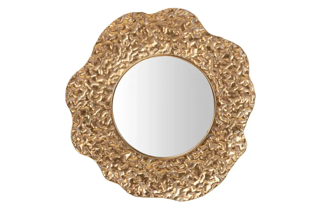 GOLDEN METAL MIRROR 71x4x74 CM