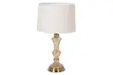 GLASS METAL TABLE LAMP 31x31x52 CM