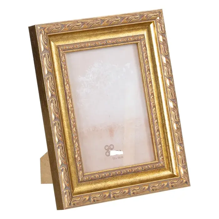 PHOTO FRAME 13X18 GOLD MDF WOOD 20 X 2,50 X 25 CM