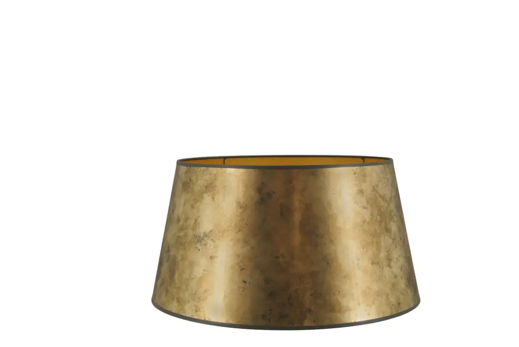 Drum Shade 45/35/23 cm Platinum messing op gold + tape CH77