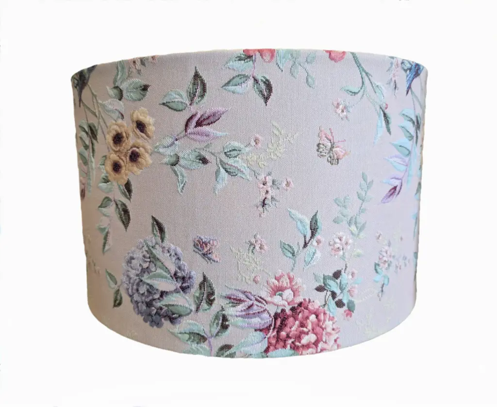 Vintage Pink Blossom Lampshade 40x40x25 cm