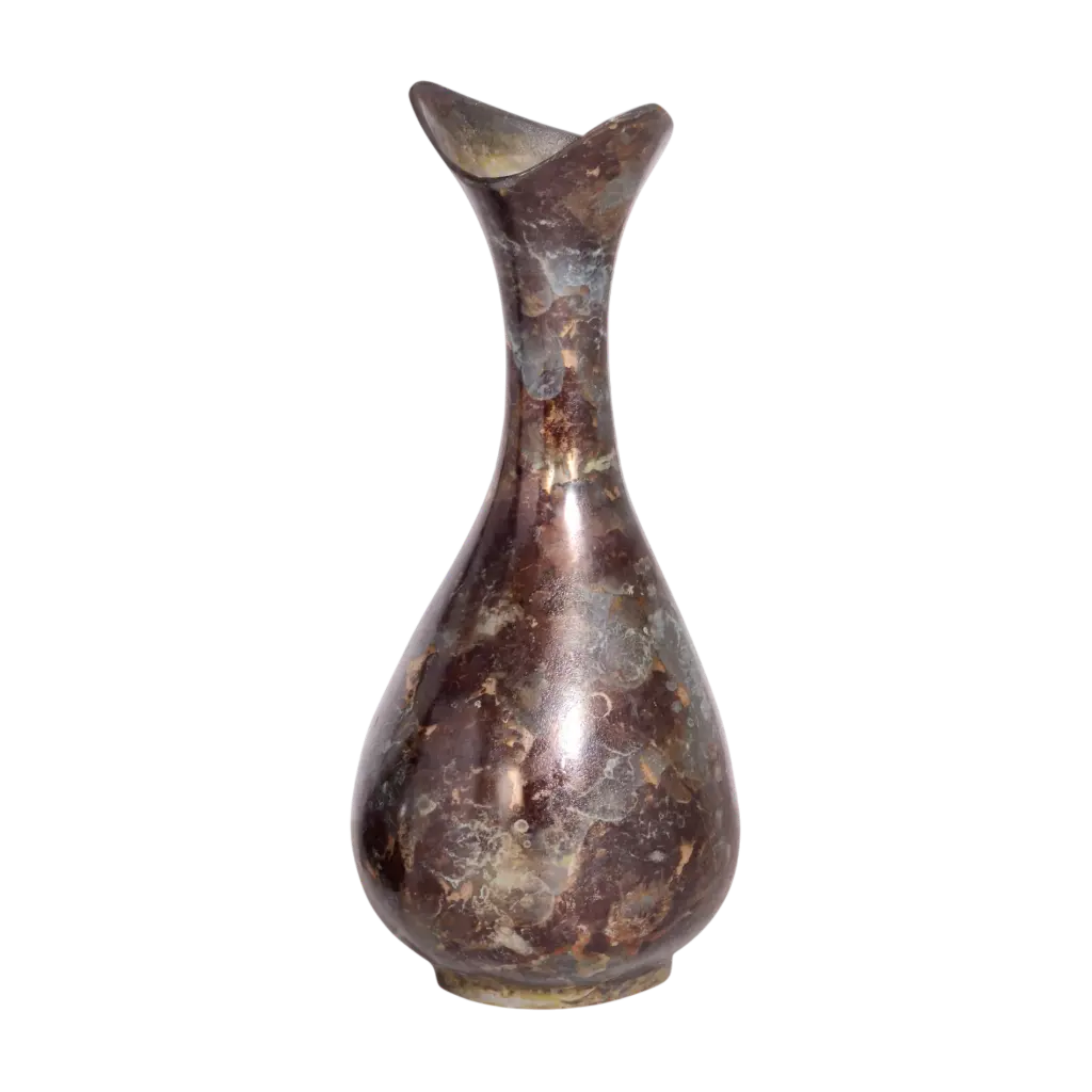 [001-23-5192-M-GREKOBRONZE] Vase ALU RAW/GREKOBRONZE 24x24x51