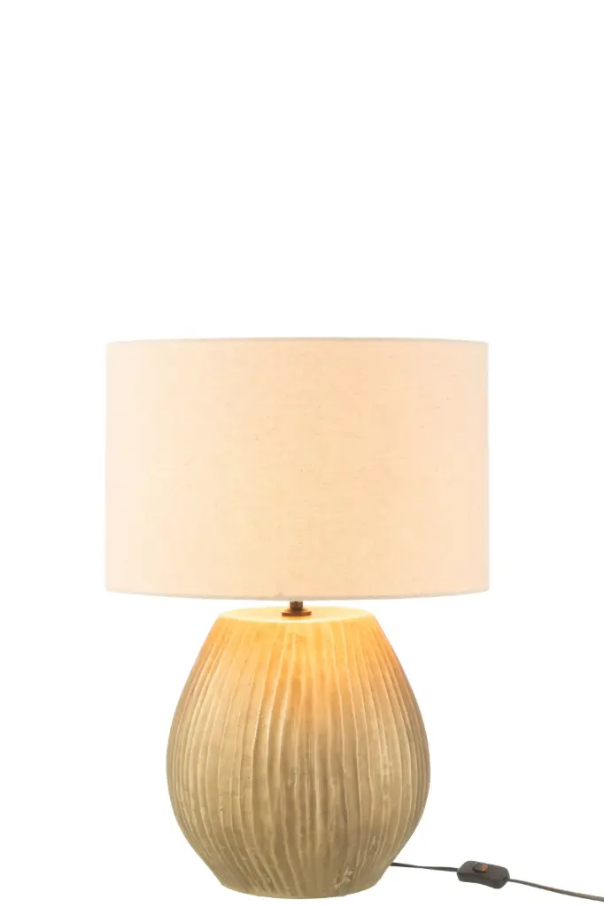 LAMP+SHA NEBU RND CERA GD S (42x42x59cm)