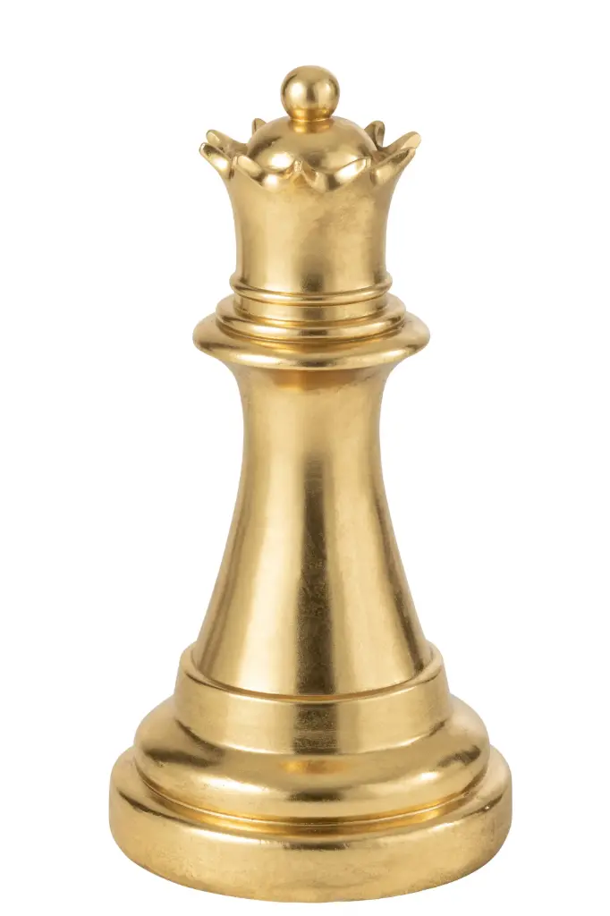 [55311] CHESS PIECE QUEEN POLYRESIN GD (35x35x67cm)