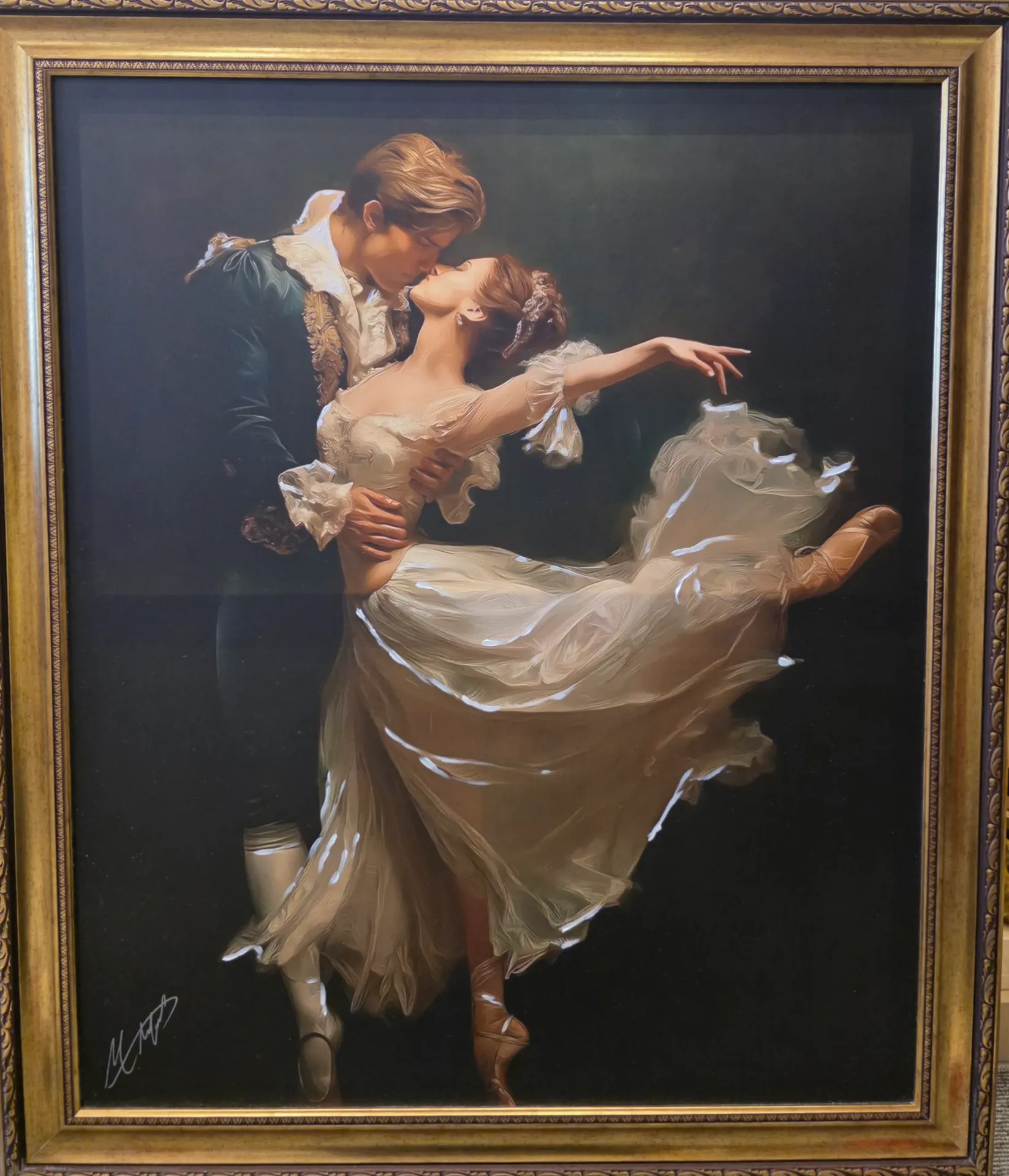 canvas ballerina dance classic 120x100 cm